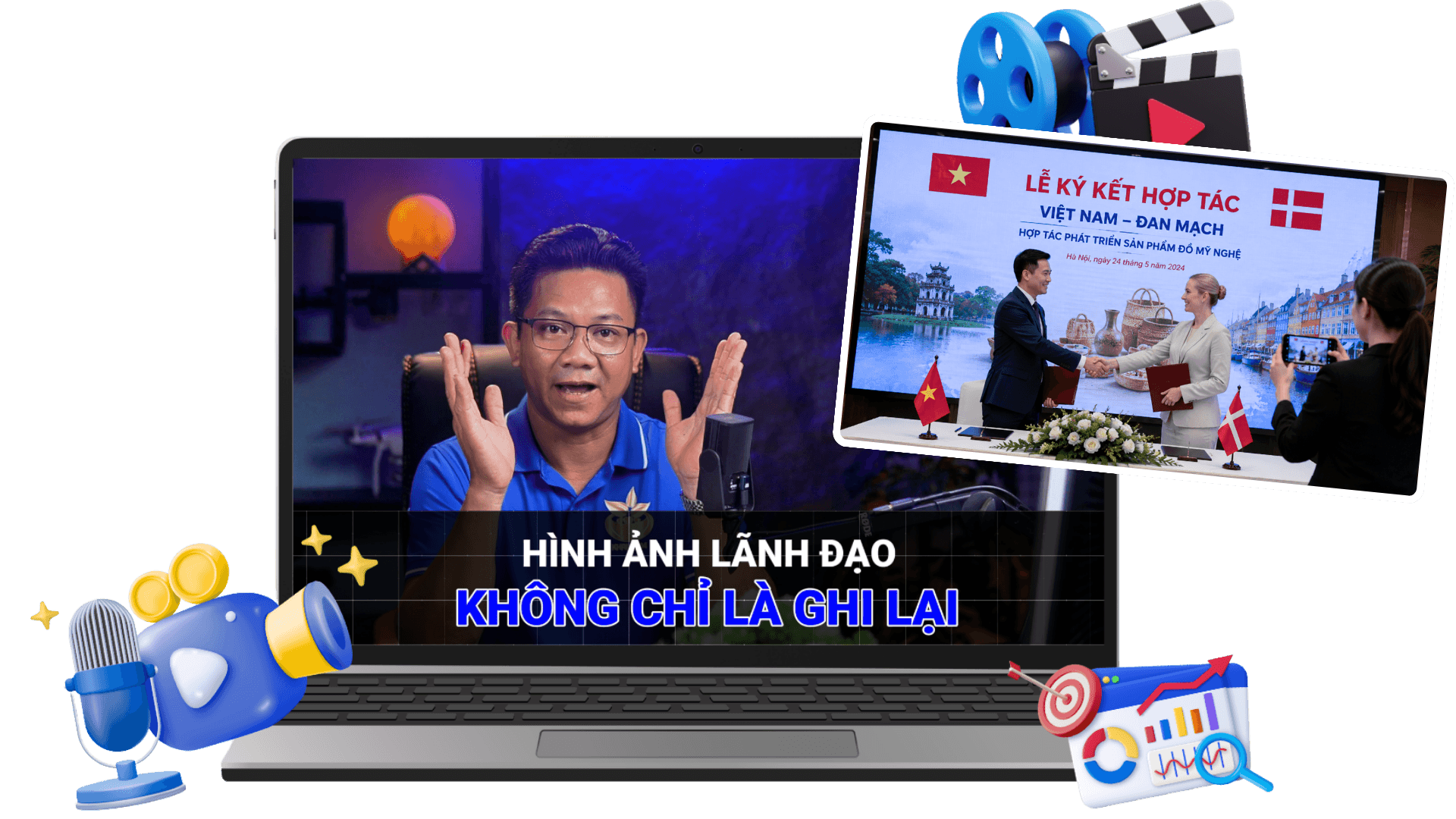 Xây dựng hình ảnh Lãnh đạo & Doanh nghiệp chuyên nghiệp hơn