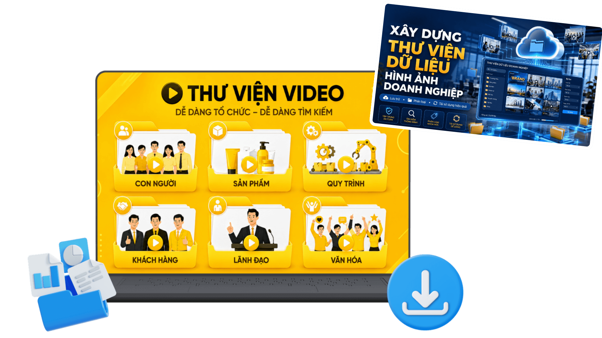 Biết cách tổ chức và xây dựng thư viện dữ liệu hình ảnh doanh nghiệp